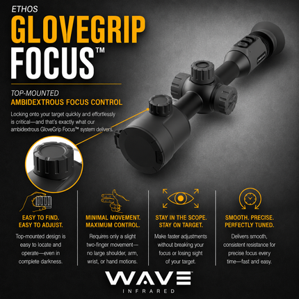 WAVE ETHOS E3 LRF 384 Thermal Rifle Scope