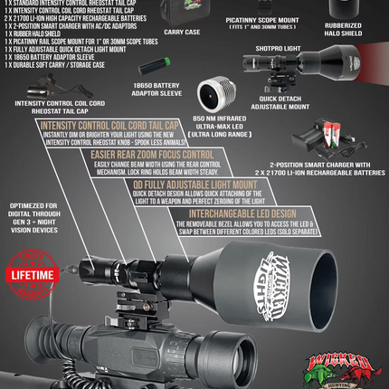 ShotPro Infrared Night Hunting Light Kit