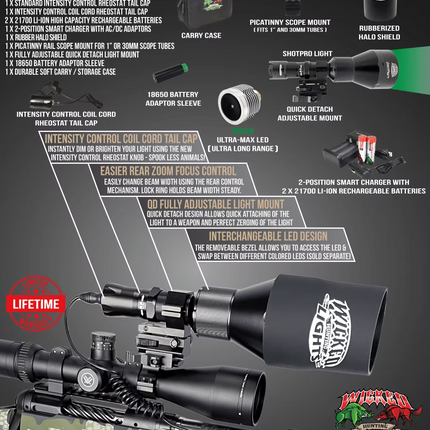 ShotPro green Night Hunting Light Kit